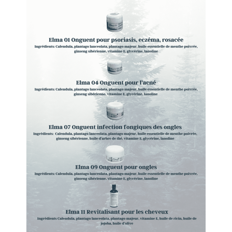 Revitalisant pour cheveux & cuir chevelu 100 ml ELMA — Herboristerie Desjardins