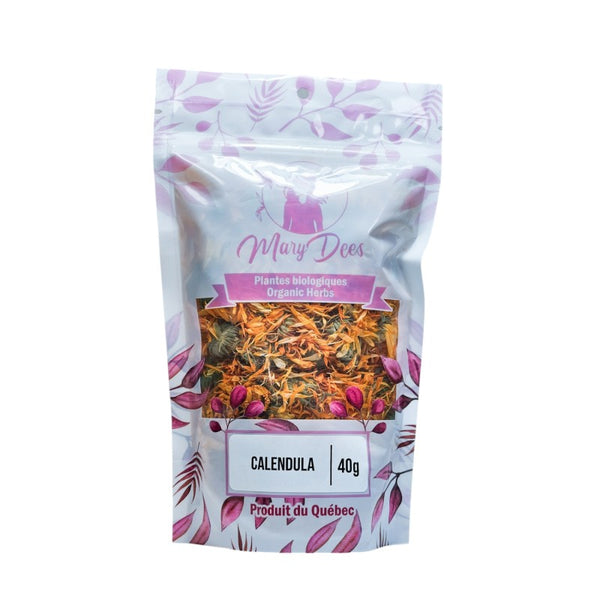Calendula (Calendula officinalis) biologique — fleurs entières 40 g