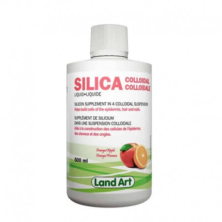 Silica Colloïdale - Supplément Liquide - Orange et pomme 500 mL — Herboristerie Desjardins
