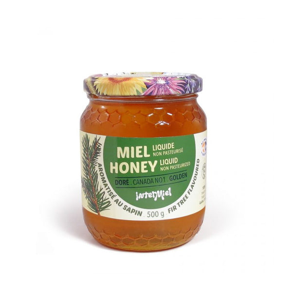 Miel liquide aromatisé au sapin
