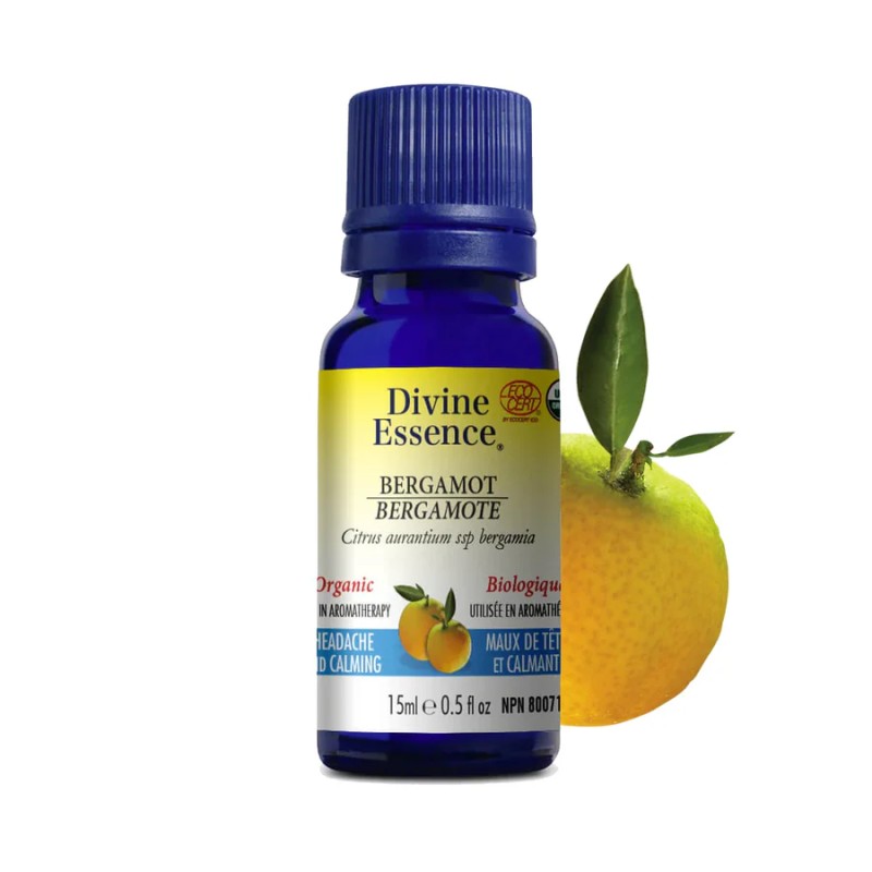 Huile essentielle Bergamote Biologique 15 ml — Herboristerie Desjardins