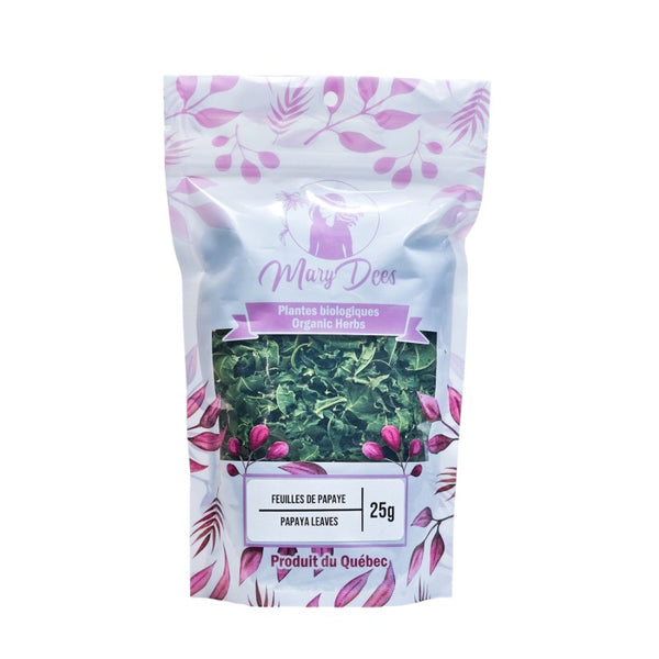 Papaye (Carica papaya) biologique — feuilles 25 g