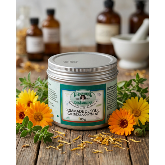 Pommade de souci (calendula) – 80 g — Herboristerie Desjardins